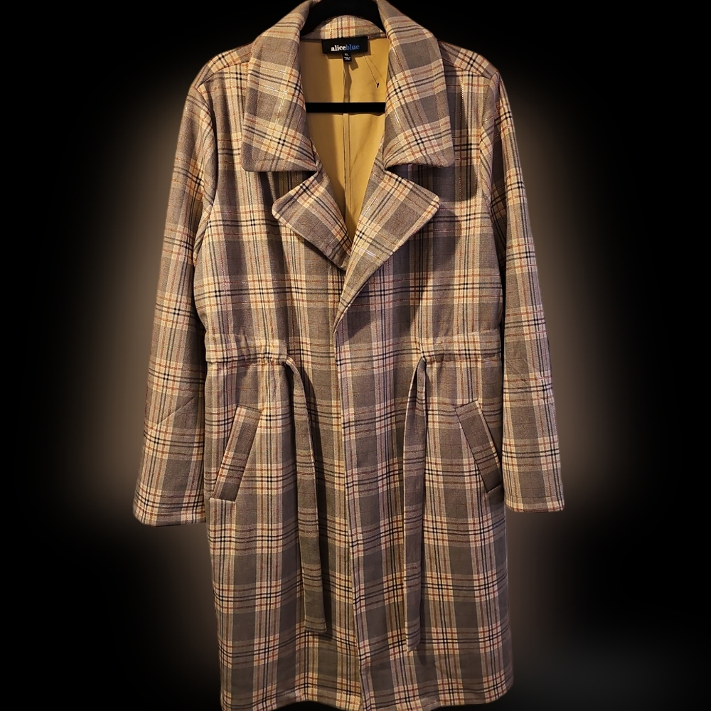 Alice Blue Jackets & Coats New Trench Jacket Coat - Picture 1 of 3